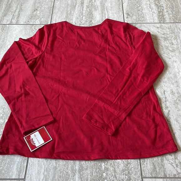 Holiday Time graphic tee red long sleeves shirt for kids size XXL - Picture 8 of 8